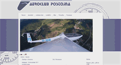 Desktop Screenshot of aeroklub-postojna.si